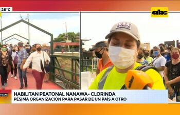 Nanawa-Clorinda: Habilitan oficialmente el paso fronterizo