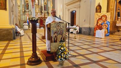 El cardenal Adalberto Martínez, quien presidió la misa por San Jorge en la Catedral Metropolitana.