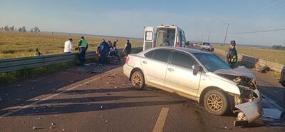 Arroyos y Esteros: accidente de tránsito dejó varios heridos