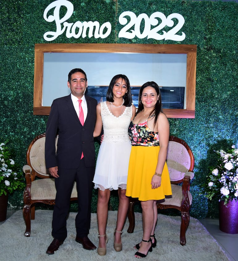 Juan Daniel Jara, Julieta Jara y Fabiola Karina Fleitas.
