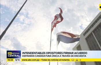 Intendentables opositores firman acuerdo