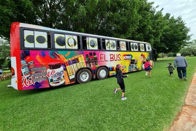 El Bus Artístico de Alamo también prevé visitar otros puntos del país.