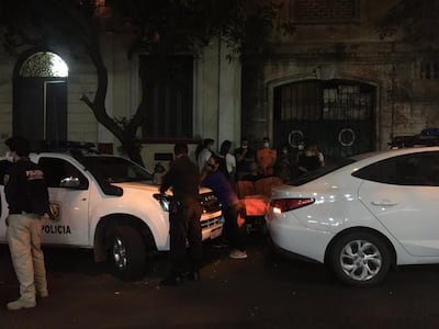 La vivienda donde fue hallado al hombre muerto está ubicada la calle Eduardo Víctor Haedo N° 738 casi Ayolas, de Asunción.