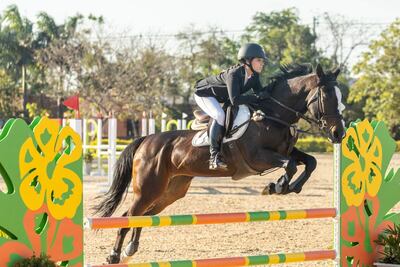 Mónica Vargas lidera el ranking oficial de la FEDEPA en la categoría Children B, hasta 1.00 metro.