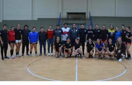 Preselección paraguaya femenina que practica con miras al Panamericano “Santiago 2023” que arranca en octubre.