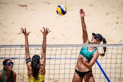 Mongelós se eleva para conseguir un punto, ayer. BVWC