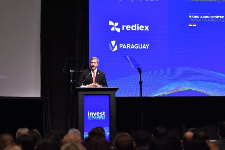 El presidente Mario Abdo Benítez destacó  la cultura del trabajo, en su discurso desarrollado en el foro de inversiones "Invest in Paraguay".