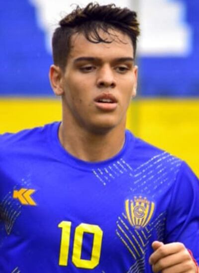 Diego Agustín Fernández Servín (18), promesa auriazul.