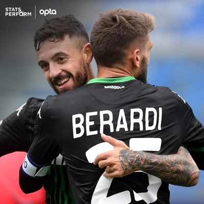 Sassuolo consiguió una gran victoria en Italia.