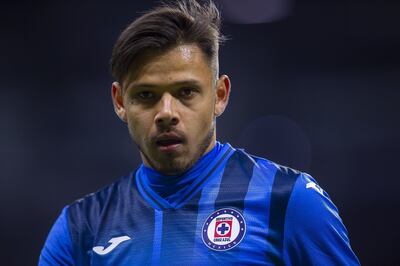 Ángel Romero, uno de los tres paraguayos que juegan actualmente en el Cruz Azul.