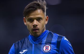 Ángel Romero, delantero paraguayo del Cruz Azul.