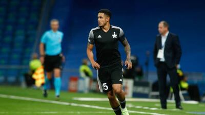 Cristiano da Silva Leite, en un partido de Champions League vistiendo la camiseta del Sheriff.