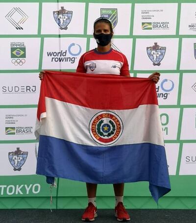 Alejandra Alonso antes de recibir las preseas.