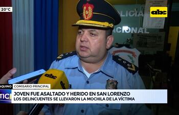 Video: Joven fue asaltado y herido en San Lorenzo