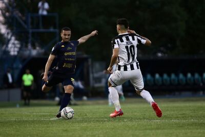 Julio Enciso, en el triunfo de Libertad sobre Sportivo Luqueño por la Copa Paraguay.