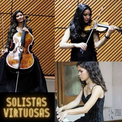 Jessica, Gabriela y Nicole serán las protagonistas del recital.