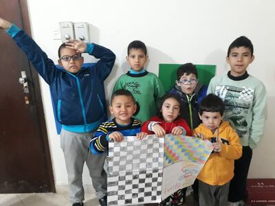 Niños de la Ludoteca Guetto.