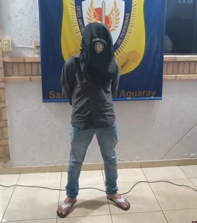 Alfredo Benítez, de 38 años, uno de los supuestos autores del triple homicidio.