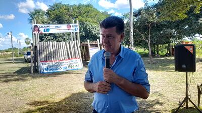 Efraín Alegre, candidato a presidente de la República en Fuerte Olimpo