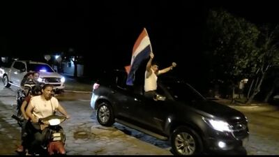 De esta manera ingresó Ríos a su ciudad natal.