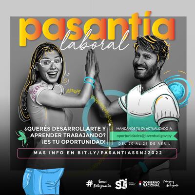 Pasantía laboral de la Secretaría Nacional de la Juventud.