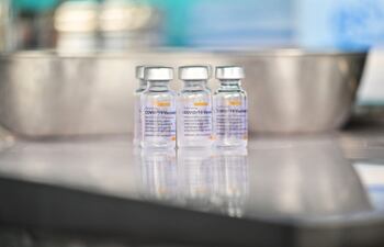 Vacunas chinas CoronaVac producidas por el laboratorio Sinovac.