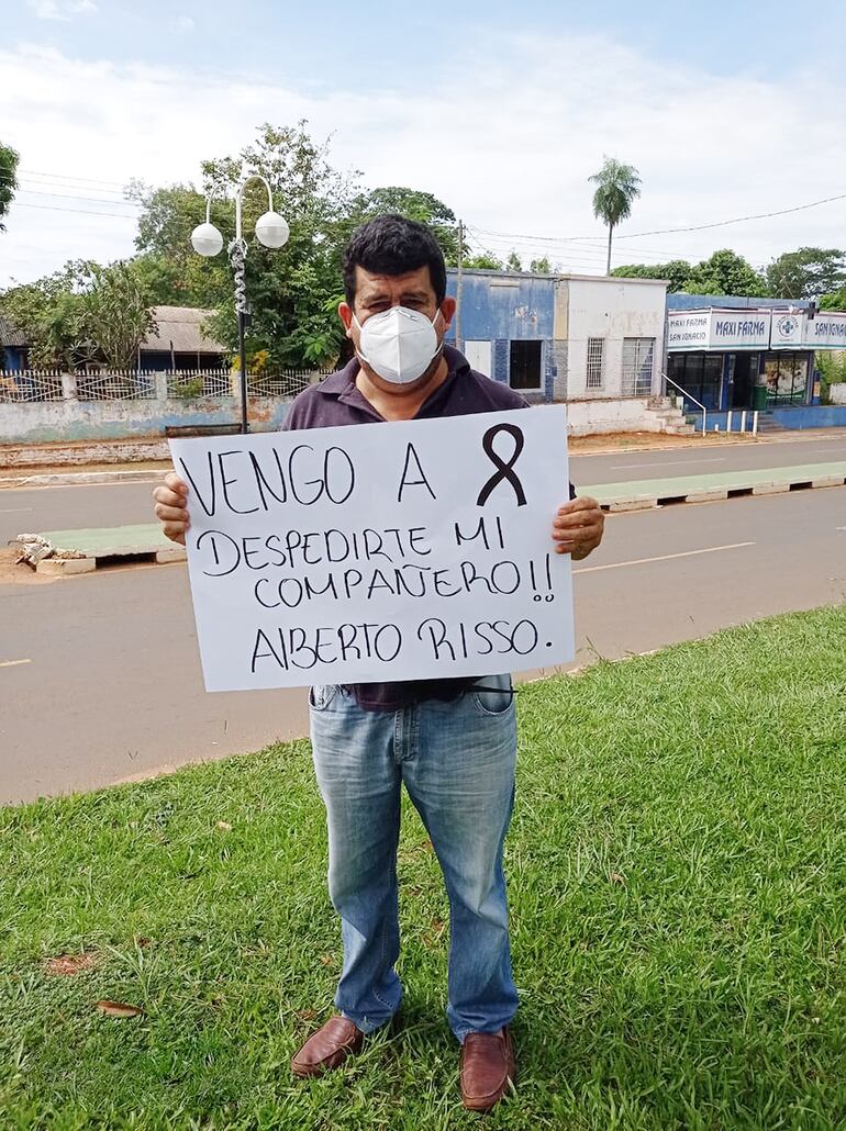 Sin dudas fue el día más triste para sus afectos.