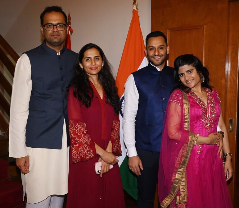  Abhishek Shah, Heti Shah, Anil Mahtani y Soham Jagtiani.
