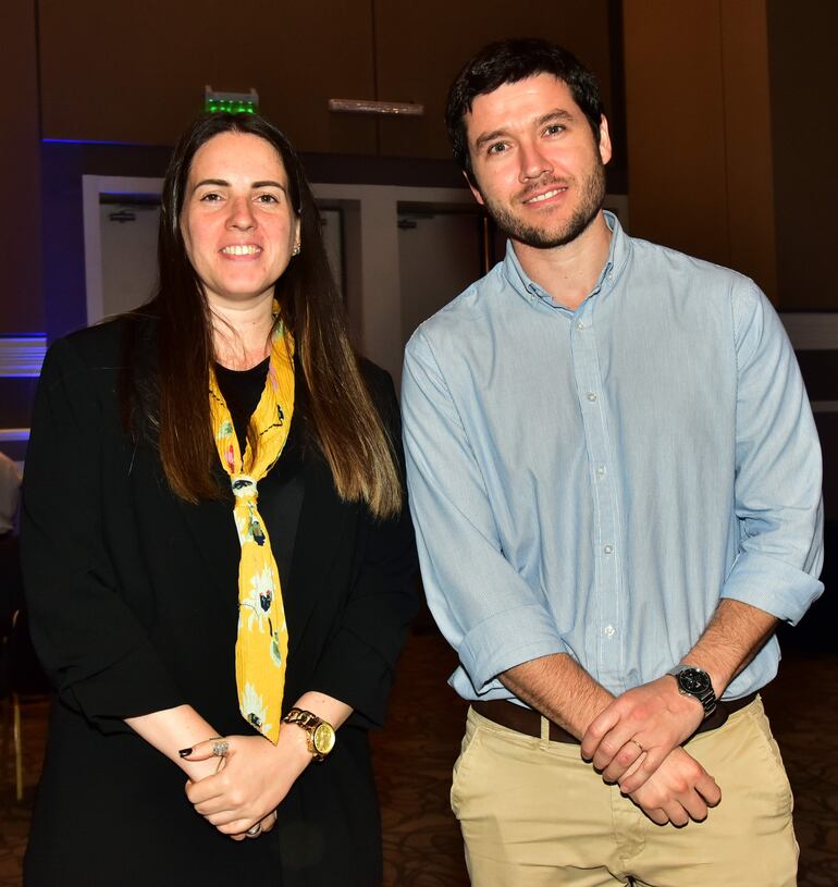 Adriana Biedermann y Felipe Meza.