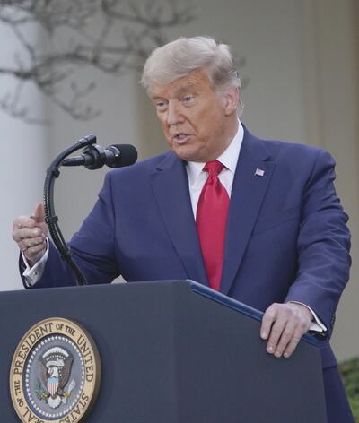 El presidente Donald Trump sostiene que las irregularidades observadas en las elecciones anularán los votos suficientes para darle la victoria.