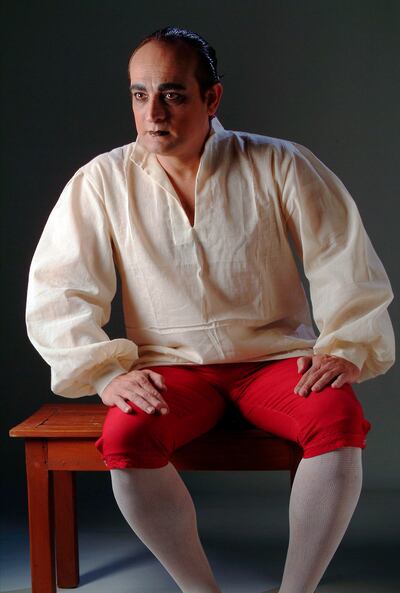 Jorge Ramos interpreta al Dr. Francia en el unipersonal “José Gaspar, la soledad del poder”.