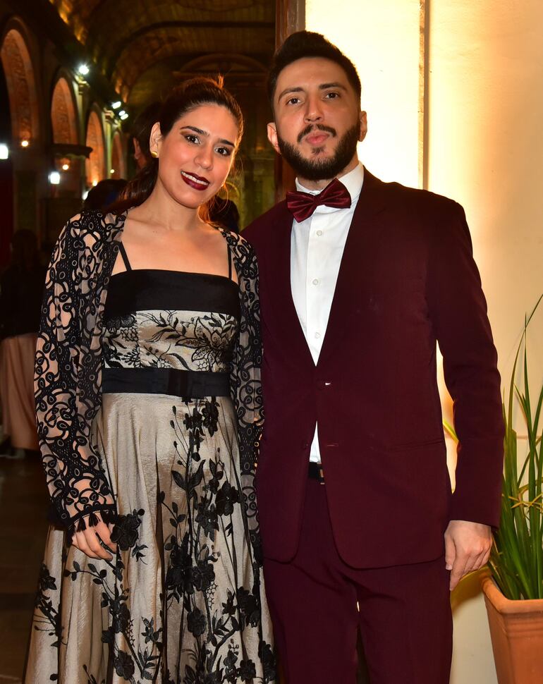 Maida Samudio y Hugo Franco.