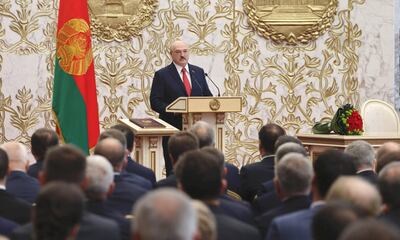 Alexander Lukashenko, conocido como “el último dictador” de Europa.
