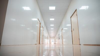 Los trabajos en el interior del nuevo pabellón del hospital de Hernandarias están prácticamente concluidos.