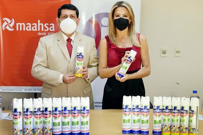 La Secretaría de Defensa del Consumidor (Sedeco) firmó una alianza con la empresa Maahsa, que a través de sus productos demuestra una vez más su compromiso con el cuidado de la salud de los paraguayos, especialmente lo relacionado al covid-19 y el dengue.