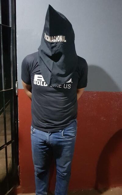 Rolando Raúl Candia Irala, detenido por violencia familiar tras amenazar a su madre.