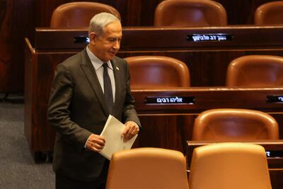 Benjamín Netanyahu primer ministro de Israel.