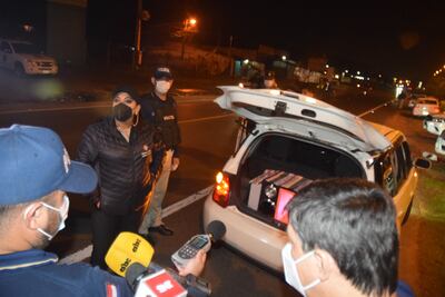 Controles en ciclovía de Itá.