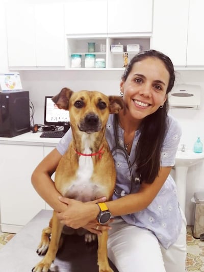 La veterinaria María José Rabery Romero.