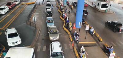 Hasta hoy el paso era solo para transito vehículo.