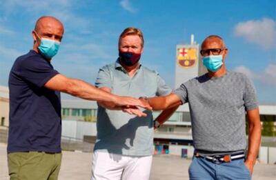 Henrik Larsson (d) será uno de los componentes del cuerpo técnico de Ronald Koeman.