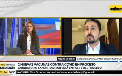 André Soresini, gerente de Sanofi, dijo a ABC TV que podrán proveer miles de millones de vacunas contra el covid en 2021.