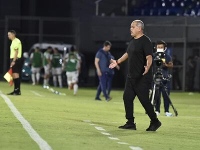 Francisco Arce, durante el partido de Cerro Porteño contra Nacional por la jornada 16 del torneo Clausura 2021.