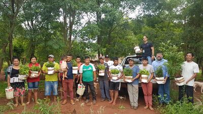 El programa de la Itaipú benefició a dos comunidades indígenas de Yguazú.