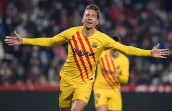 Luuk de Jong, delantero holandés del Barcelona.