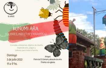 Feria Kunumi Ara mañana en El Cántaro, Areguá