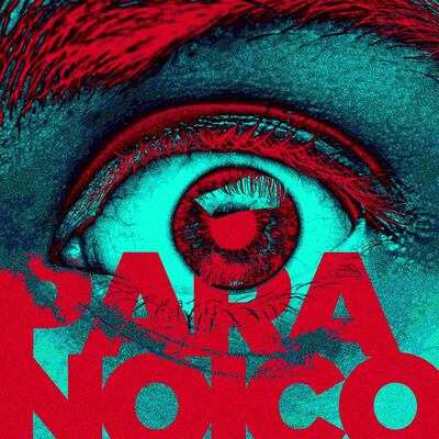 Portada del sencillo "Paranoico", con el que la agrupación Humanoide anticipa lo que será su álbum debut.