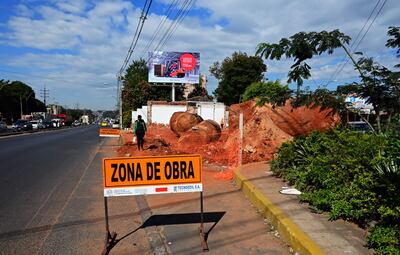 Ayer se iniciaron las obras en el marco de la construcción de un túnel y rotonda en la zona conocida como "Tres Bocas".