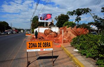 Ayer se iniciaron las obras en el marco de la construcción de un túnel y rotonda en la zona conocida como "Tres Bocas".