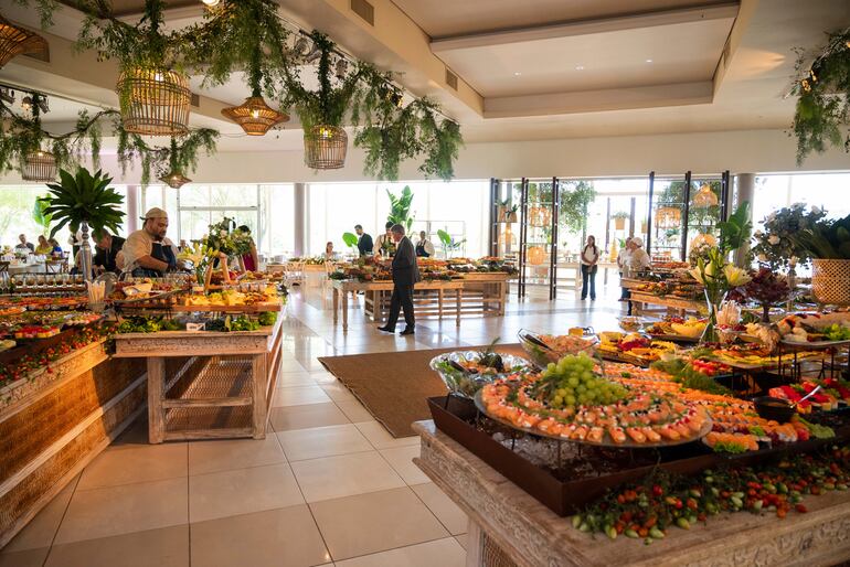 El catering llevó el sello del Talleyrand.